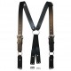 BOSTON LEATHER Leather Firefighter Suspenders 